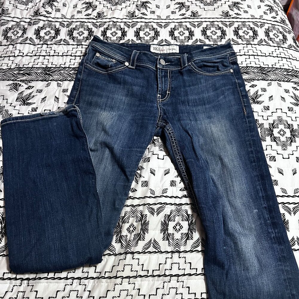 Buckle Bootcut Jeans